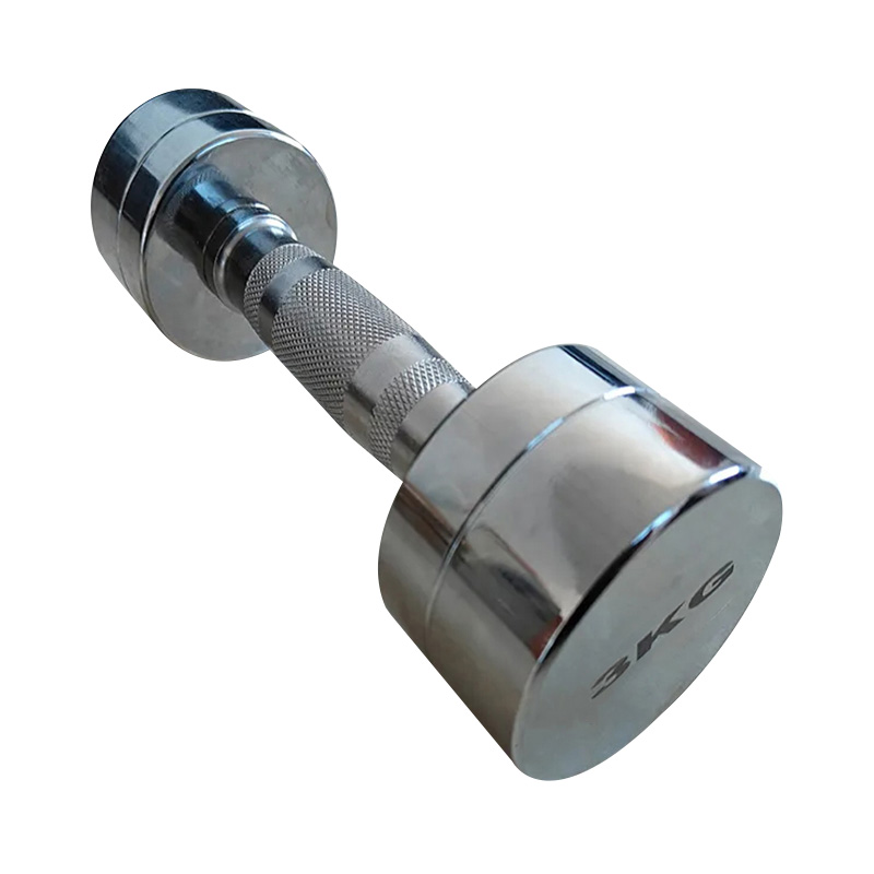Silver Chrome Dumbbell