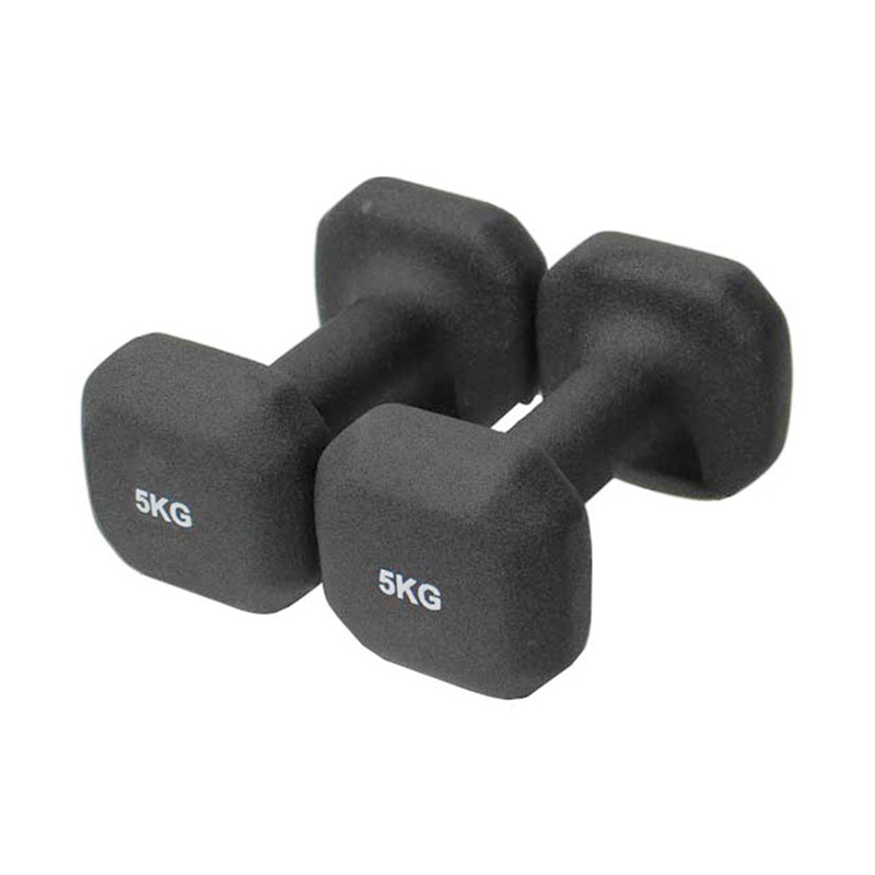 Black Rough Vinyl Dipped Dumbbell