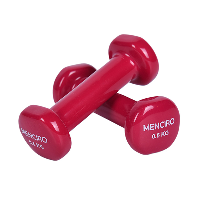 0.5kg Red Plastic Molded Dumbbell Set Combination