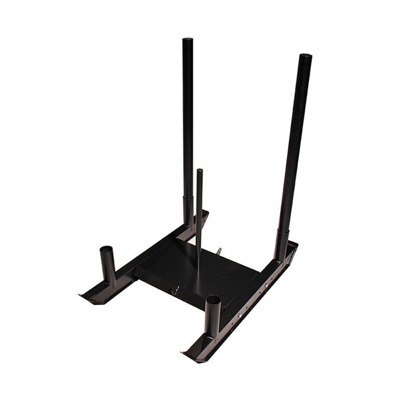 Black Four-pole Training Sled for Full Body Training