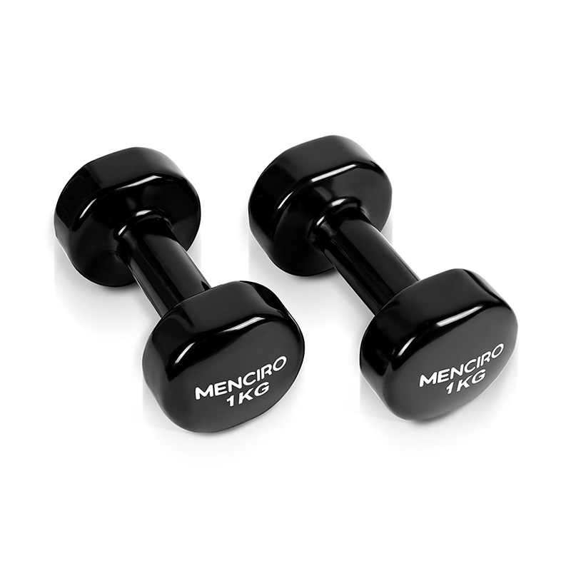Black Vinyl Dipped Dumbbell